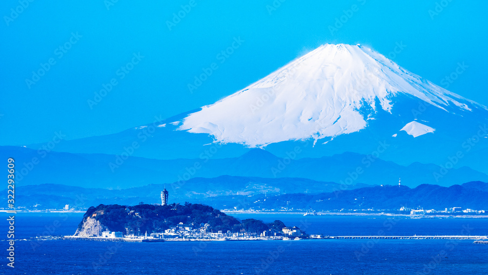 富士山と湘南海岸