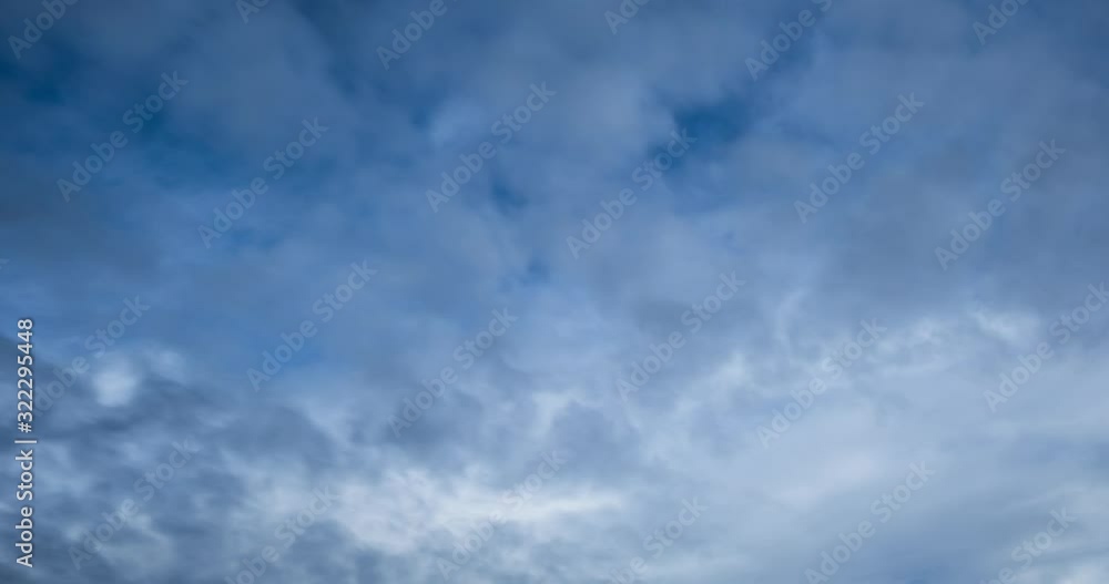 Timelapse of Blue sky background with two levels of tiny stratus cirrus striped clouds. Clearing day and Good windy weather Timelapse of Blue sky background with two levels of tiny stratus cirrus striped clouds. Clearing day and Good windy weather