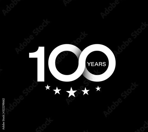 100th Years Anniversary Celebration Design.