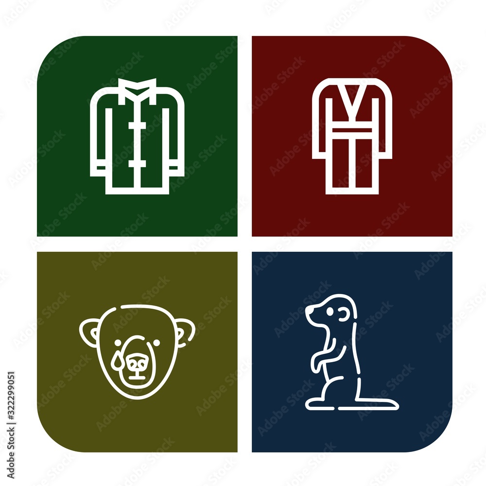 fur icon set fur icon set