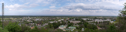 Panoramic view. Beautiful landscape on the city of Chyhyryn in Cherkasy region, Ukraine
