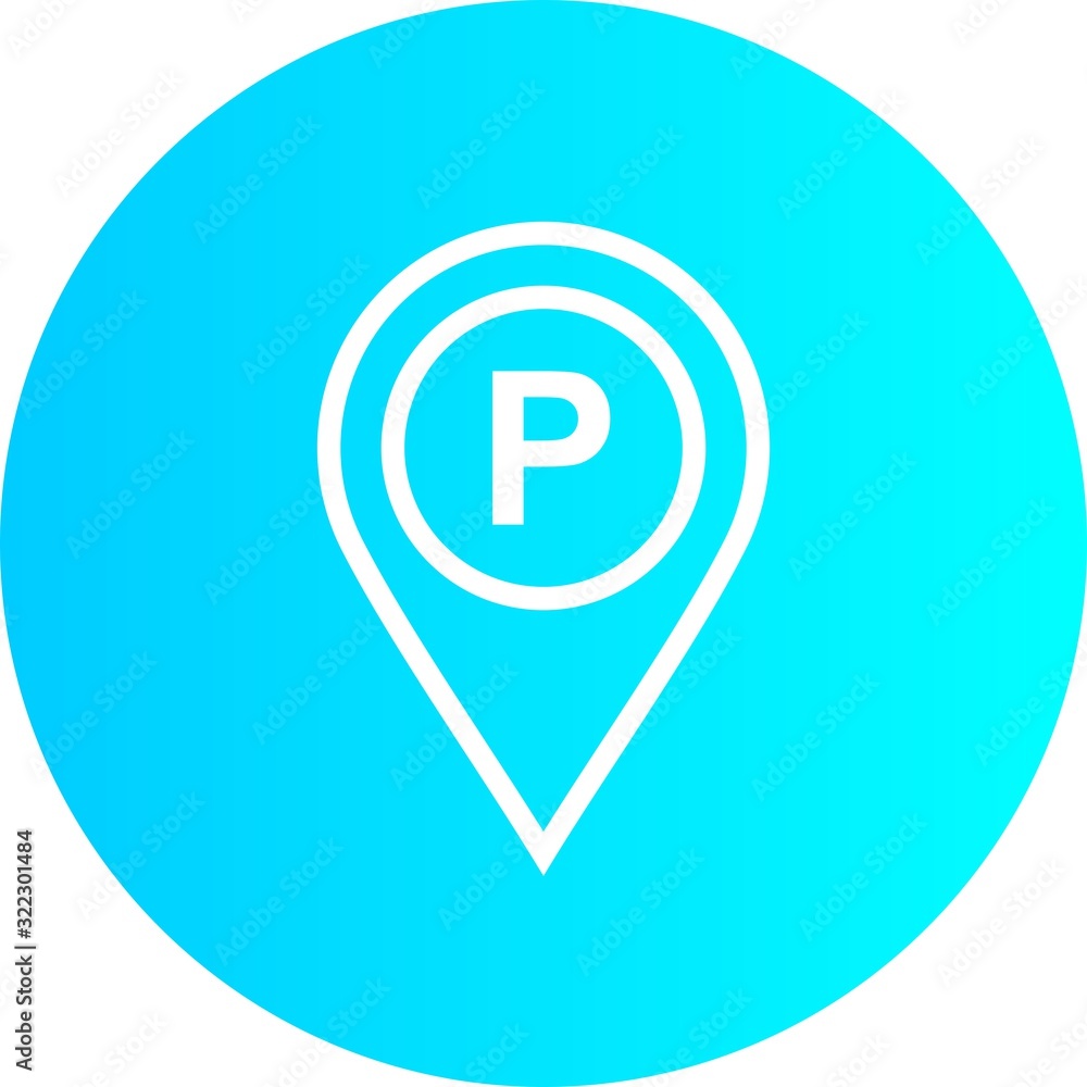 Blue Gradient Circle parking area Location to use in web application interface. It can also be used for travel and tourism industry. Blue Gradient Circle parking area Location to use in web application interface. It can also be used for travel and tourism industry.