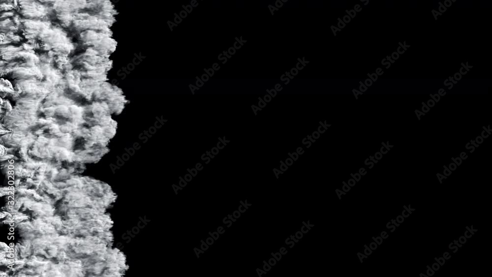 Smoke, steam, fog, cloud. Smoke fills the screen, wonderful transition. Slow motion, isolated. Organic flow Smoke, steam, fog, cloud. Smoke fills the screen, wonderful transition. Slow motion, isolated. Organic flow