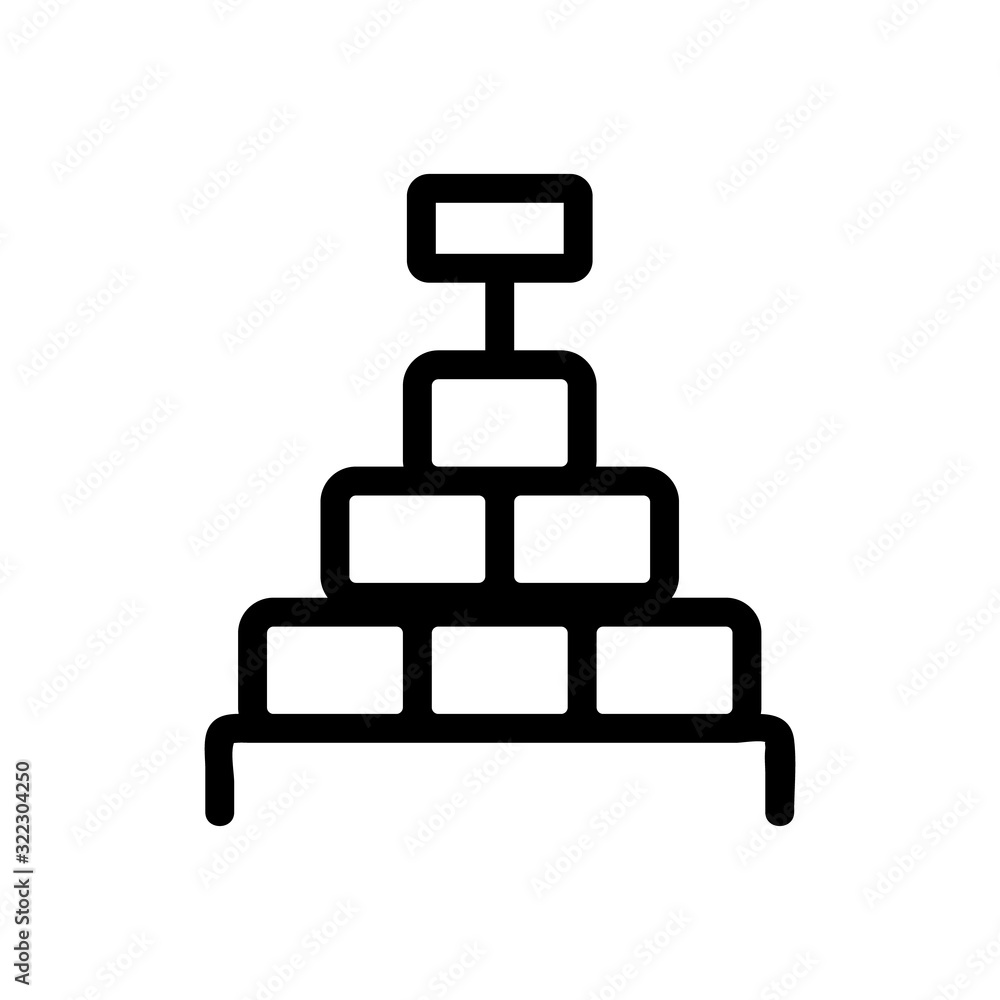 Shop shop icon vector. Thin line sign. Isolated contour symbol illustration Shop shop icon vector. Thin line sign. Isolated contour symbol illustration