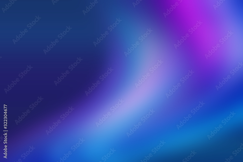 Abstract gradient background. Ultraviolet glow on a dark abstract background. Empty wallpaper template
