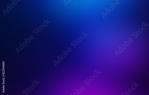 Abstract gradient background. Ultraviolet glow on a dark abstract background. Empty wallpaper template photo