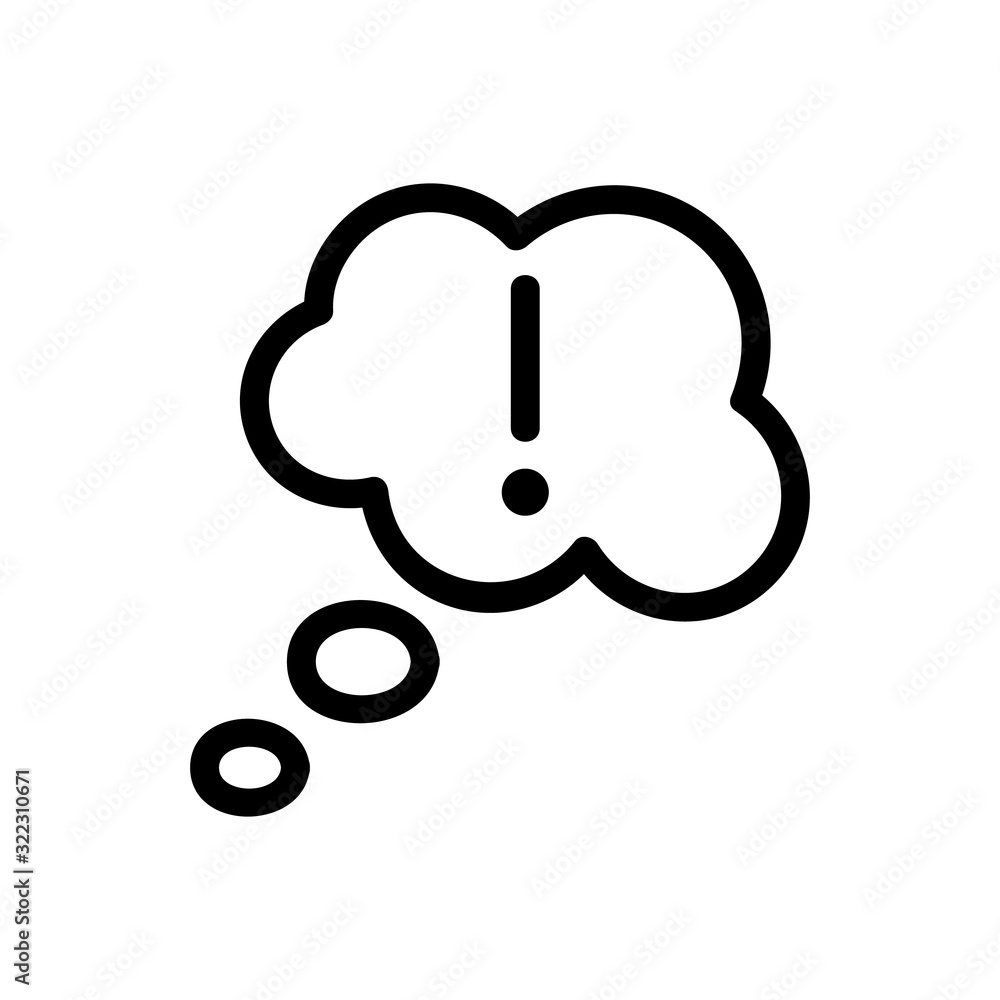the idea of an icon vector. Thin line sign. Isolated contour symbol illustration the idea of an icon vector. Thin line sign. Isolated contour symbol illustration