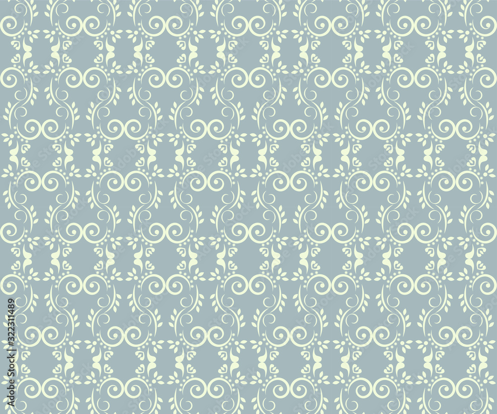 Seamless floral  pattern. fabric texture, background floral wallpaper  vector