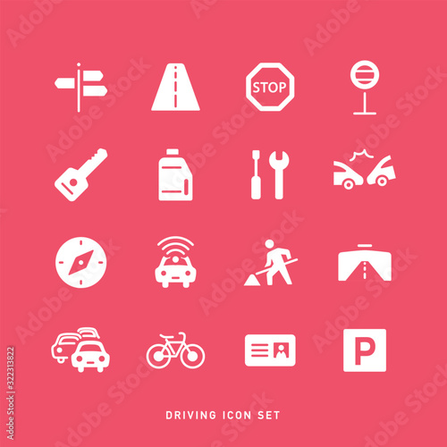 DRIVING ICON SET