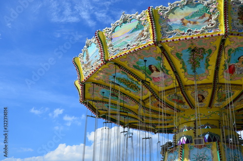Carousel in the park of Kassel