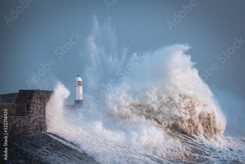 Storm Ciara reaches the Welsh coast Massive waves as storm Ciara hits the coast of Porthcawl in South Wales, United Kingdom
