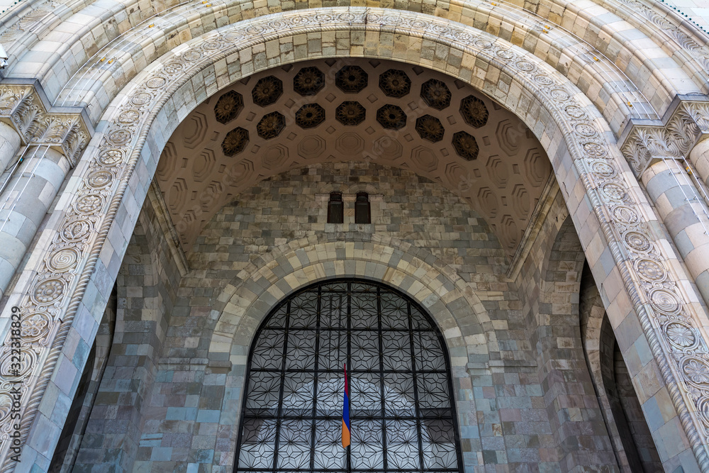  Entrance of History Museum of Armenia in Yerevan city
