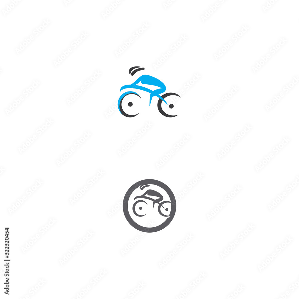 Cycling Logo Template vector symbol
