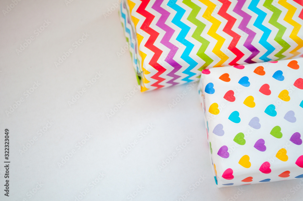 Obraz premium holiday boxes for birthday greetings