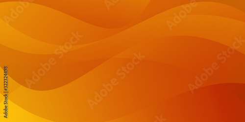  Abstract colorful orange curve background 