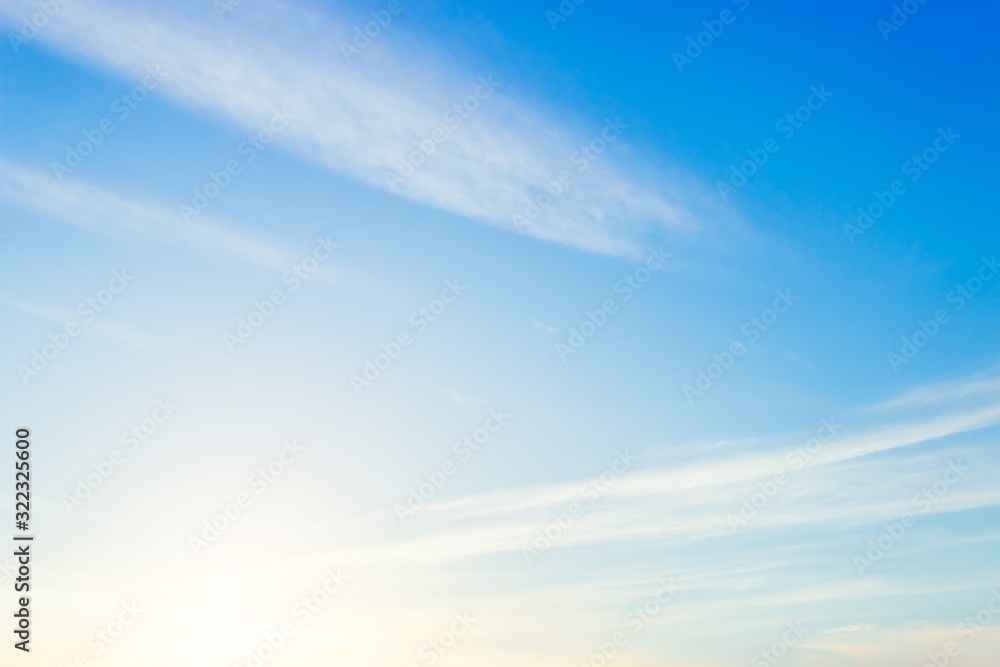 Obraz premium blue sky with clouds