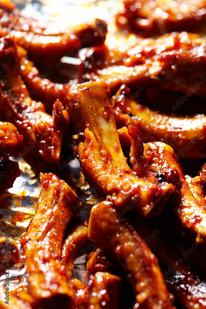 Korean grilled spicy pork rib Korean grilled spicy pork rib
