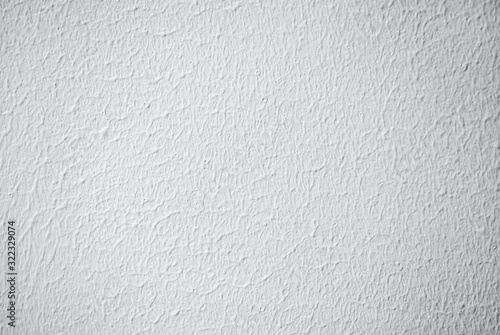White plastered wall, plaster and white paint