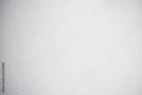 White plastered wall, plaster and white paint