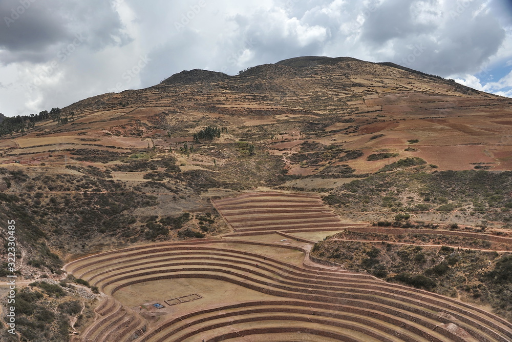 Picturesque mountain landscape. Colca Valley, Peru.