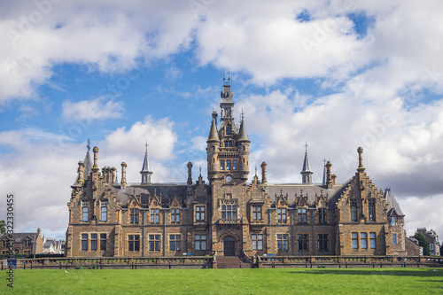 The sammer view of Morgan Academy in Dundee, Scotland