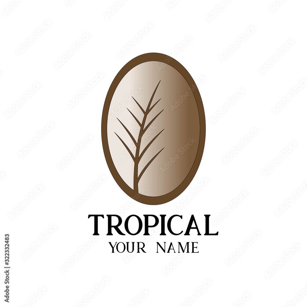  nature leaf vector logo illustration