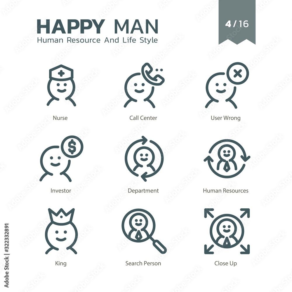 Happy Man - Human Resource And Lifestyle 4/16