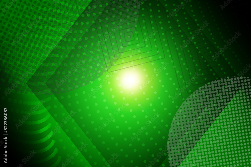Fototapeta premium abstract, green, design, wallpaper, wave, light, illustration, graphic, backdrop, pattern, blue, art, technology, waves, color, backgrounds, curve, digital, energy, decoration, line, nature, style