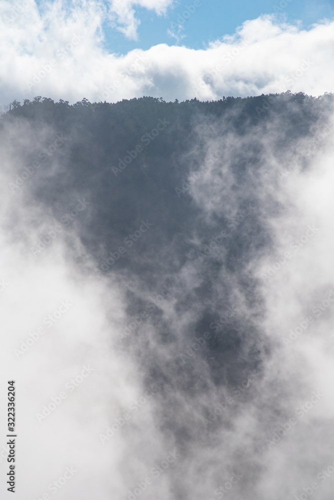  sky and mountains poster