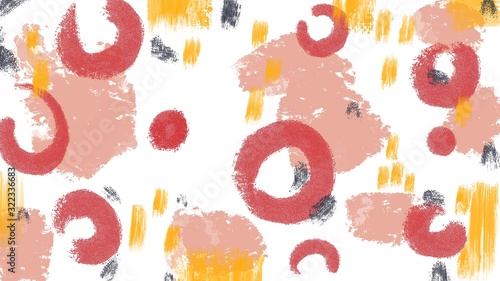 beautiful simple shape pattern abstract background in pink red yellow grey tone colorbeautiful simple shape pattern abstract background in pink red yellow grey tone color photo