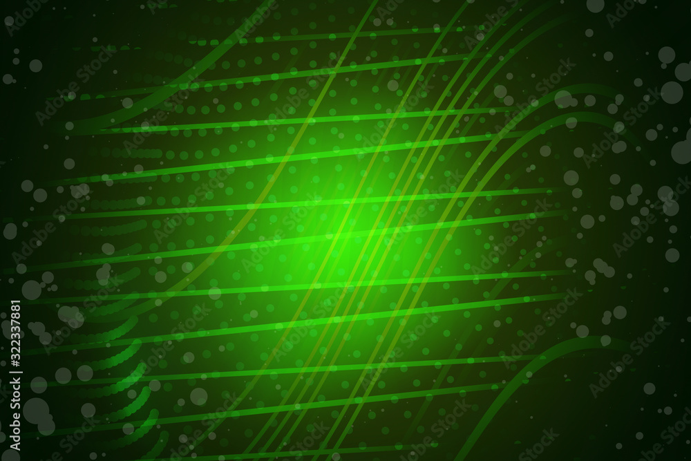 Fototapeta premium abstract, green, wallpaper, design, wave, pattern, light, technology, art, digital, illustration, graphic, business, line, backdrop, concept, web, curve, blue, energy, motion, shape, space, waves