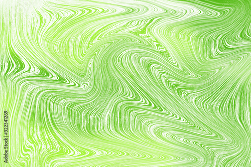 background green acrylic paints liquid marble texture.