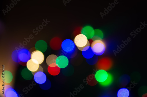 abstract christmas lights