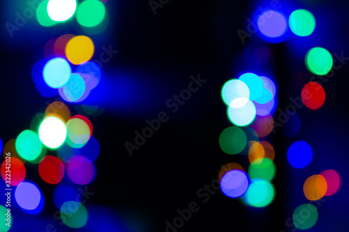 abstract christmas lights