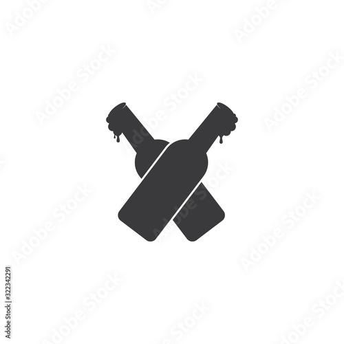 Beer logo design template