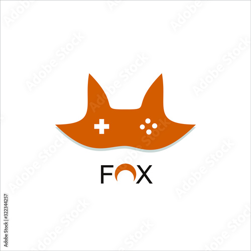 vector illustration of a cartoon fox