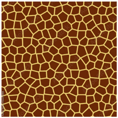 giraffe seamless repeat honeycomb pattern background