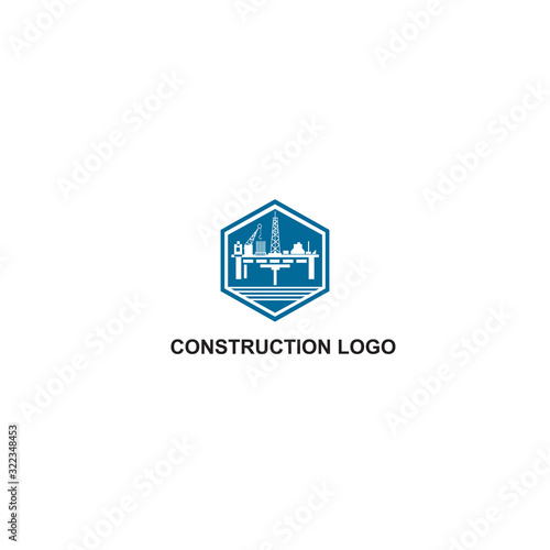 industrial ,accounting financial design logo template