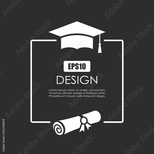 Graduation ceremony invitation card