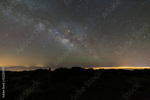 Milky Way with airglow photo
