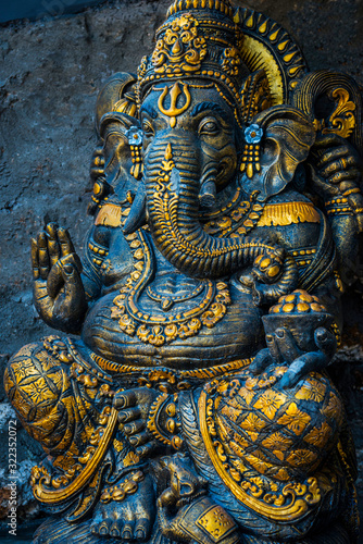 Traditionelle Ganesha-Elefantenfigur auf Bali  Indonesien