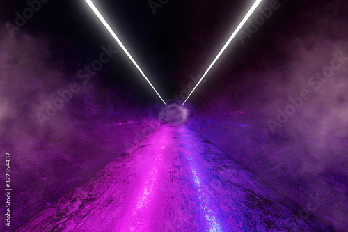 Neon Lights with Fluorescen...