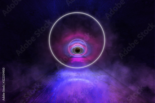 Futuristic  Round Portals.