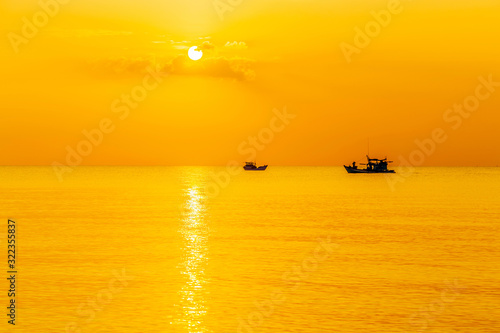 Panorama sea sunset ocean sunrise seascape