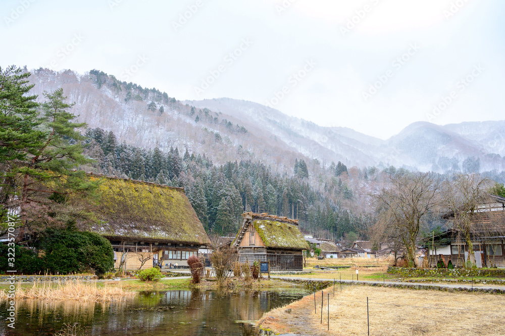 Shirakawago historic village, Ono district, Gifu prefecture, Japan