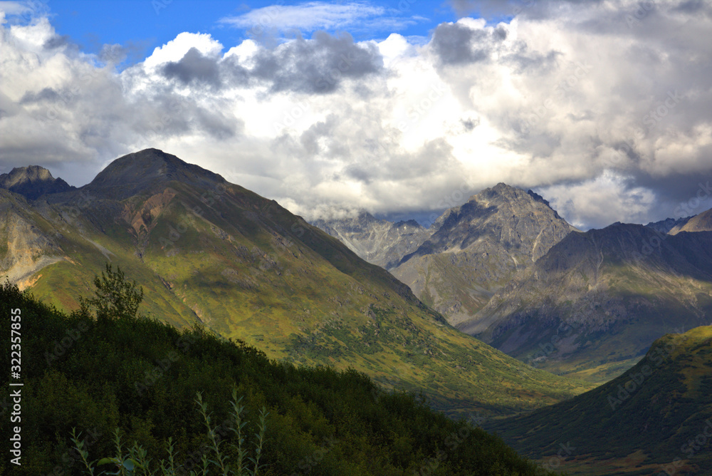 Hatcher Pass In the Talkeetna Mountains of Alaska