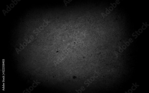 Old wall texture cement dark black gray background abstract grey color design are light with white gradient background.