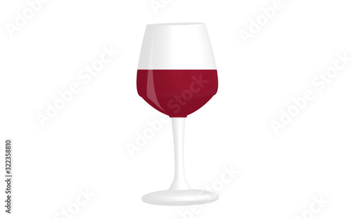 Glass of wine icon vector illustration