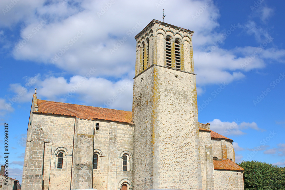 Holy Cross Church, Parthenay, France	