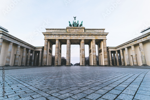 Brandenburg gate front view
